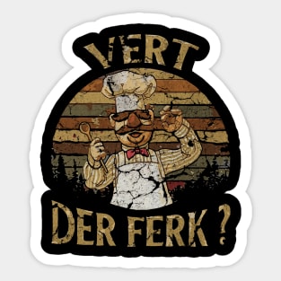 STONE TEXTURE -  VERT DER FERK Sticker